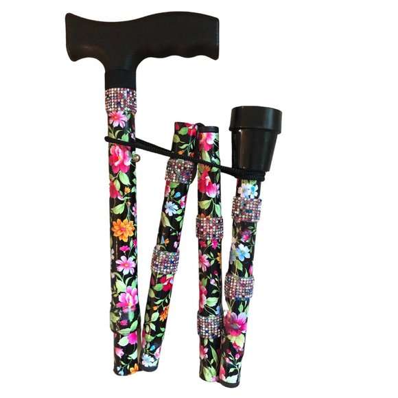 Mosaic Floral Diamond Cane - Picture 1 of 7